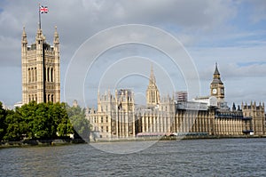 UK Parliament building Westminster London