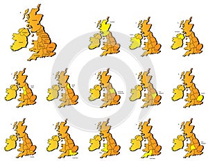 Uk provinces maps