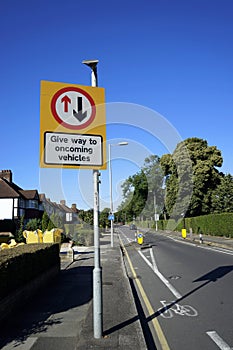 UK, Road Traffic Sign.