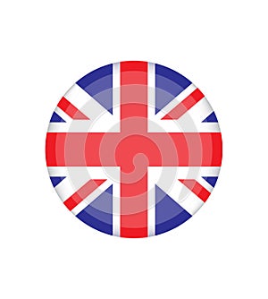 UK. Union Jack. Flag of United Kingdom. Official colors. Correct proportion.