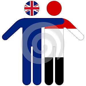 UK - Yemen : friendship concept