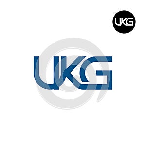 UKG Logo Letter Monogram Design