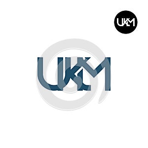 UKM Logo Letter Monogram Design