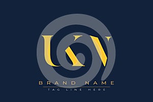 UKN abstract letter logo design