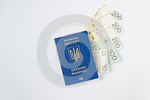 Ukraine biometric passport with payment from United Nations to refugees from Ukraine - 710 PLN. Support for Ukrainians.