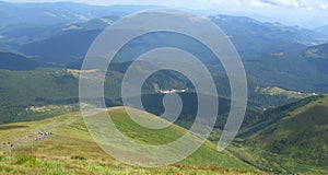 Ukraine, Carpathians, Chornohora Massif, view from the mountain Goverla