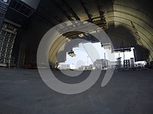 Ukraine, Chernobyl Exclusion Zone. Arch Safety Confinement