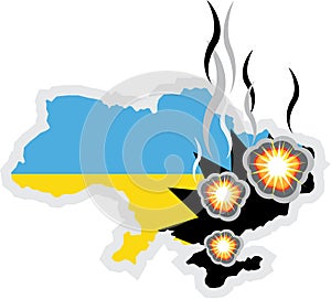 Ukraine conflict vector