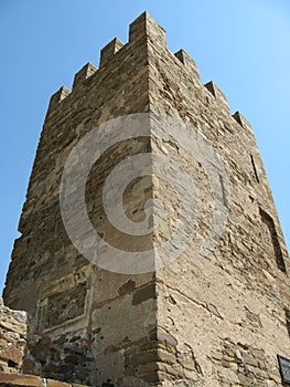 UKRAINE.Crimea.Genoese fortress in Sudak