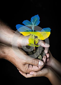 Ukraine crisis concept