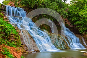 Ukraine Dzhurynskyi waterfall