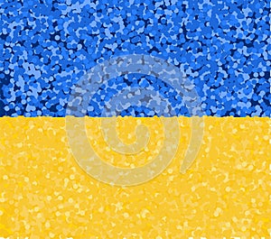 Ukraine flag background. Tumbler sublimation design with patriotic graphic. Peace for ukrainians.