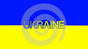 Ukraine flag icon with modern design