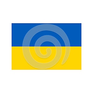 Ukraine flag illustration