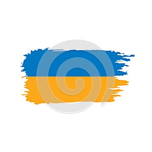 Ukraine flag, vector illustration