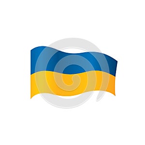 Ukraine flag, vector illustration