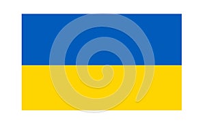 Ukraine flag vector illustration