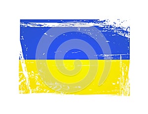 Ukraine flag vector illustration