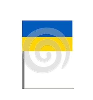 Ukraine flag vector illustration