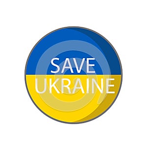 Ukraine flag vector illustration