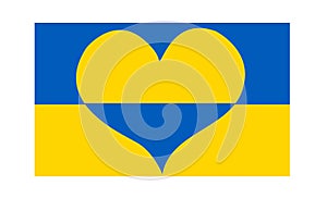 Ukraine flag vector illustration