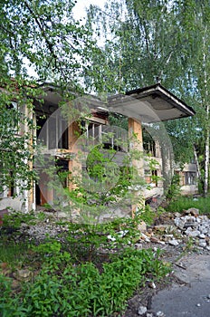 Ukraine gets rid of the consequences of communism. Ruins.