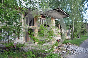 Ukraine gets rid of the consequences of communism. Ruins.