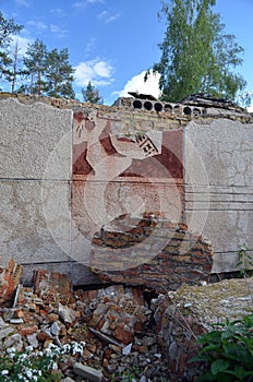 Ukraine gets rid of the consequences of communism. Ruins.