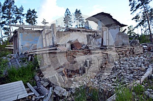 Ukraine gets rid of the consequences of communism. Ruins.