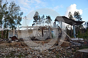 Ukraine gets rid of the consequences of communism. Ruins.