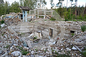 Ukraine gets rid of the consequences of communism. Ruins.