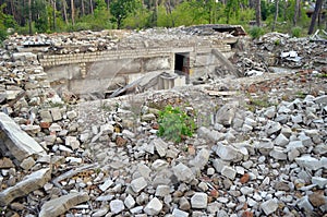 Ukraine gets rid of the consequences of communism. Ruins.