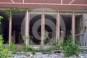 Ukraine gets rid of the consequences of communism. Ruins.