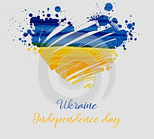 Ukraine Independence day background