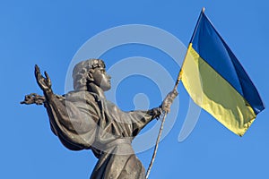 Ukraine Independence Square Statue