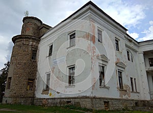 Ukraine, Khmilnyk, the palace of Count Xido, the facade of the palace photo