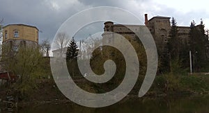 Ukraine, Khmilnyk, the palace of Count Xido, the palace and tower of the Southern Bug photo