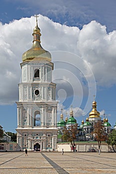 Ukraine. Kiev.Ukraine. Saint Sophias Cathedral. Bell tower