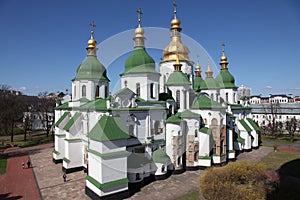 Ukraine. Kiev.Ukraine. Saint Sophias Cathedral. Bell tower