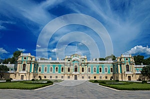 Ukraine, Kiev, view of the front central part of the Mariinsky P