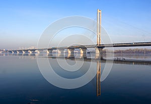 Ukraine. Kyiv. Pivdenny Mist Southern Bridge