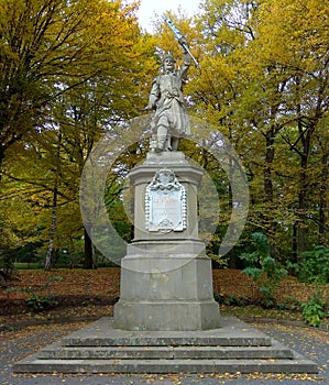 Ukraine, Lviv, Stryiskyi Park, Jan Kilinski monument