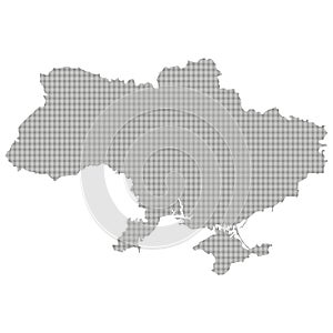 Ukraine Map - World Map International vector template with High detailed including black and grey outline color isolated