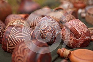 Ukraine national ceramic, tradinional vernissage