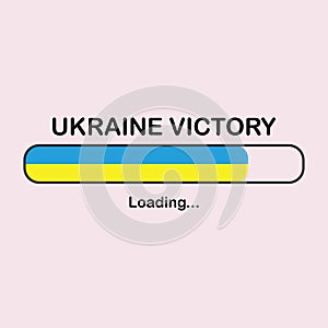 Ukraine. Vector illustration. The color of the freedom
