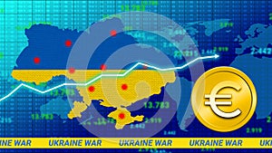 Ukraine war impact on Euro currency value