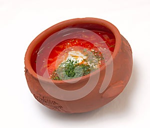 The Ukrainian borsch