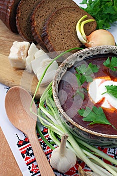 Ukrainian borsch