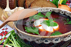 Ukrainian borsch