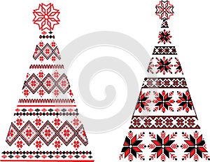 Ukrainian Christmas trees photo